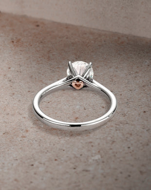 The Iconic Ecksand Secret Heart Diamond Engagement Ring