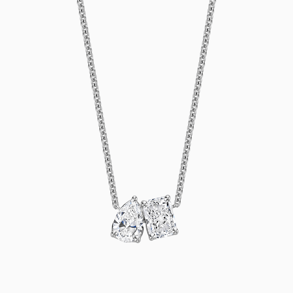 Necklace with hot sale 3 diamonds