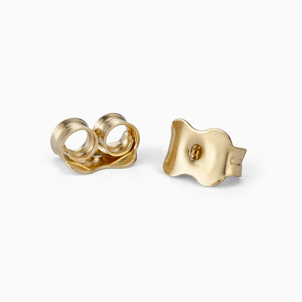 Ecksand's Diamond Halo Stud Earrings in 18k Yellow Gold, Natural VS2+/ F+