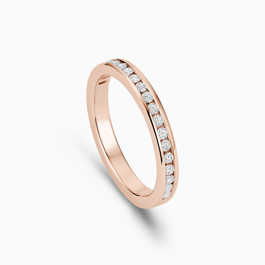 The Ecksand Channel-Set Diamond Wedding Ring shown with  in 