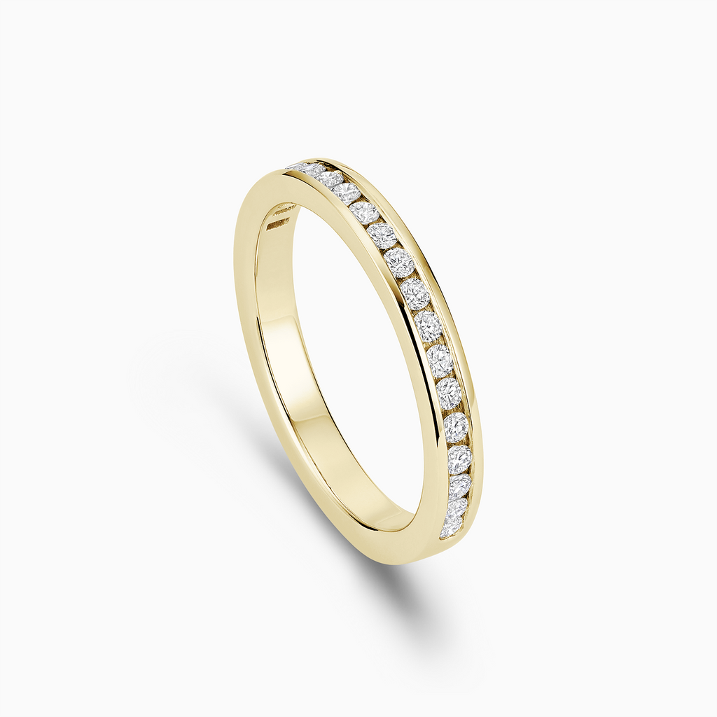 The Ecksand Channel-Set Diamond Wedding Ring shown with  in 