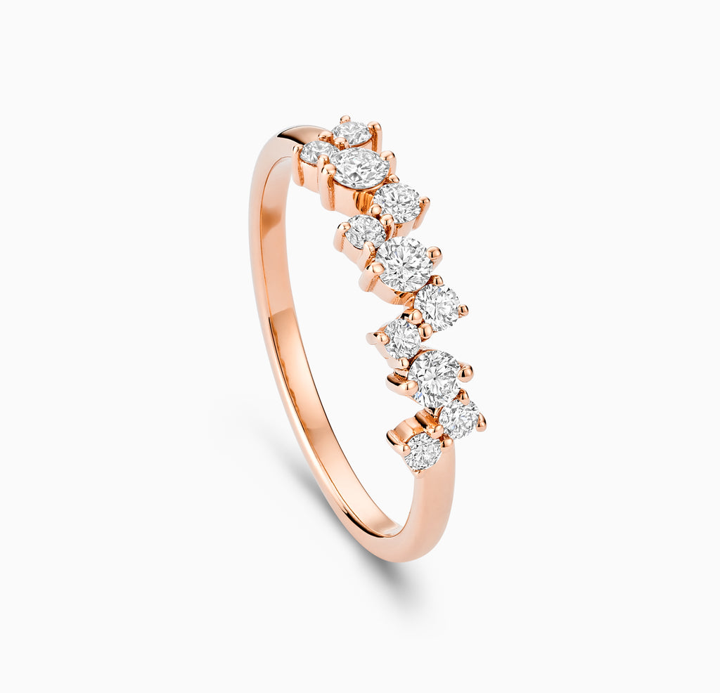 The Ecksand Cluster Diamond Pavé Ring shown with  in 