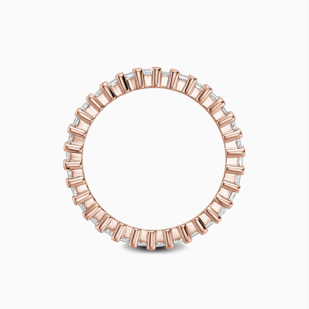 The Ecksand Full-Eternity Ring with Baguette Diamonds shown with  in 