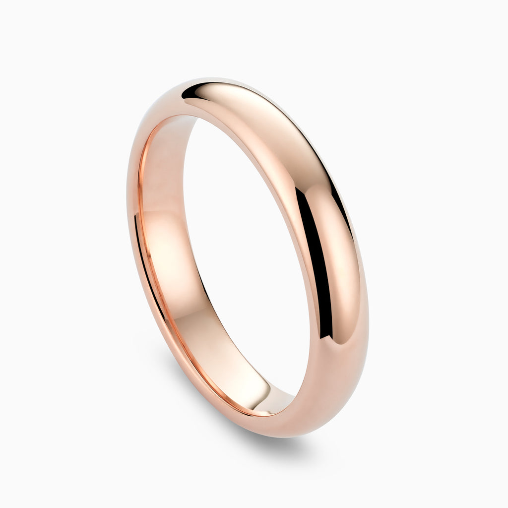 The Ecksand Rounded Wedding Ring shown with  in 