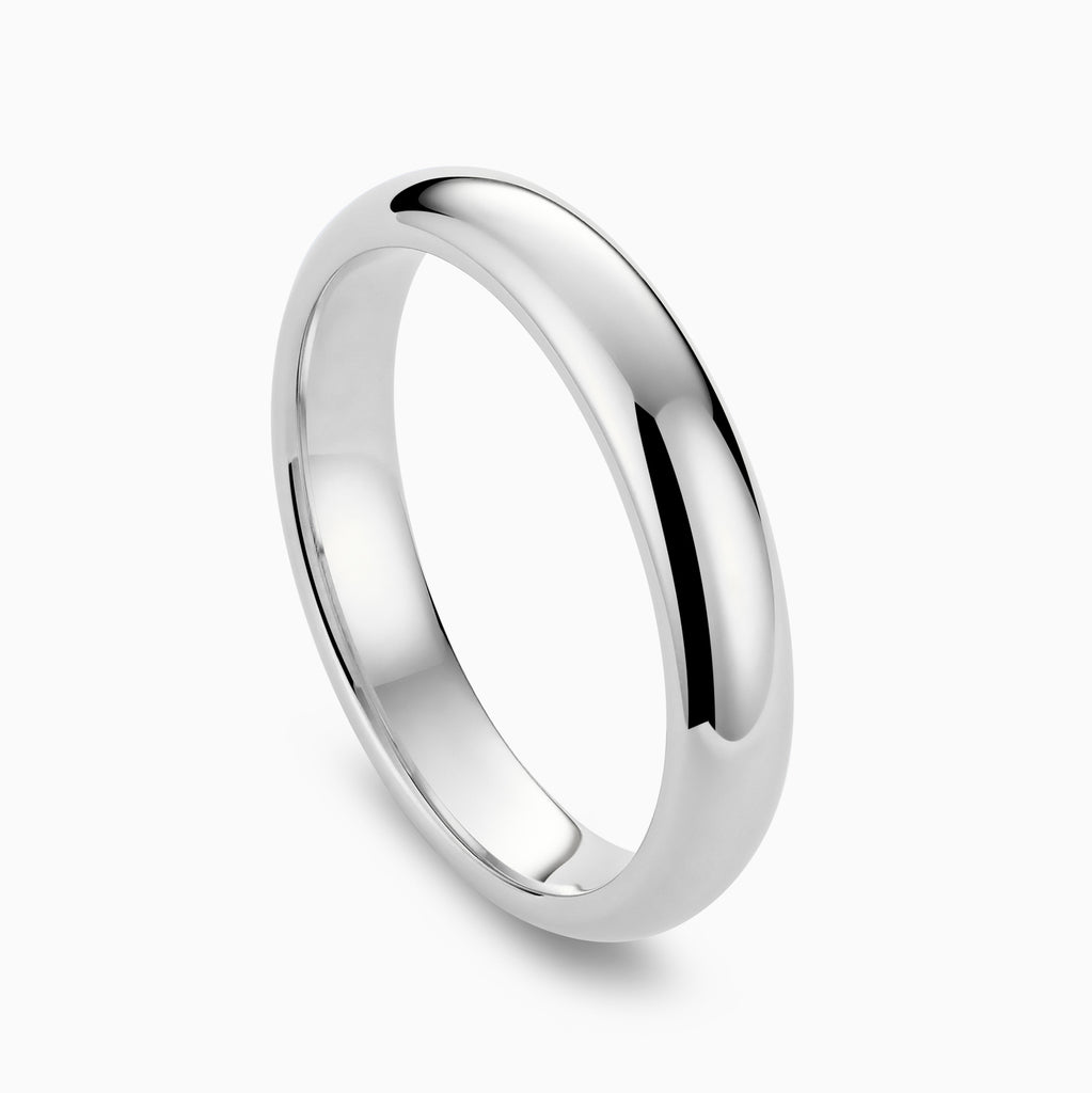 The Ecksand Rounded Wedding Ring shown with  in 