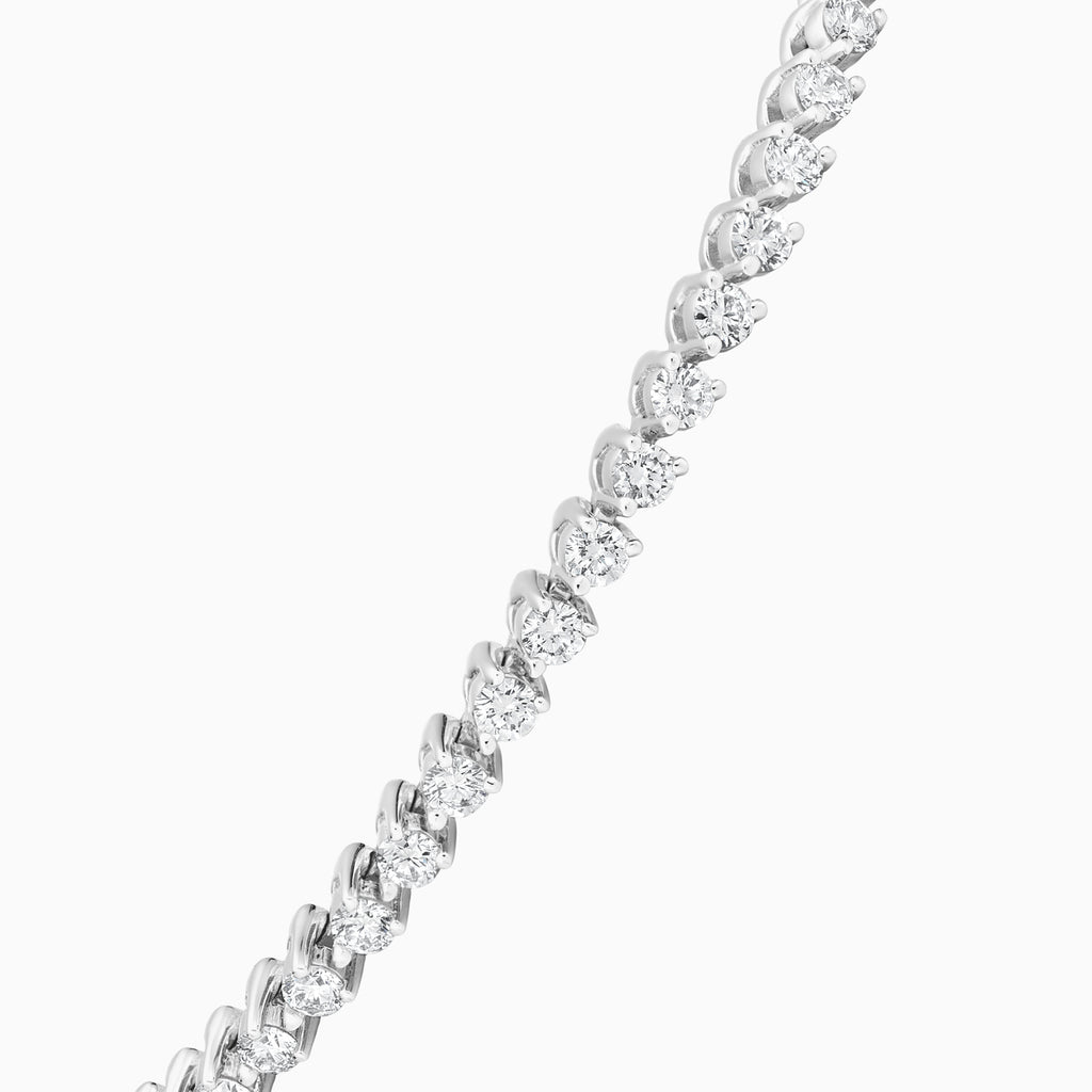 The Ecksand Petite Three-Prong Diamond Tennis Bracelet shown with  in 