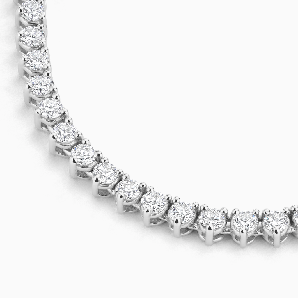 The Ecksand Three-Prong Diamond River Necklace shown with  in 