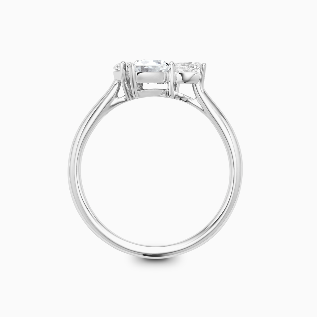 The Ecksand Four-Stone Diamond Cluster Ring shown with  in 