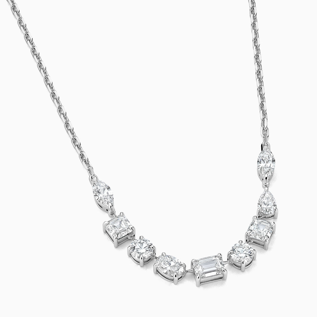 The Ecksand Multi-Shape Diamond Necklace shown with  in 