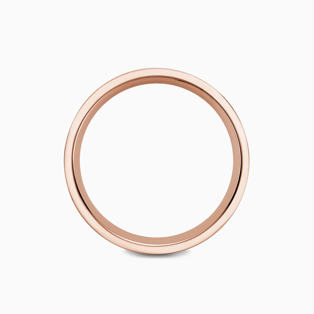 The Ecksand Three Line Brushed Wedding Band shown with  in 