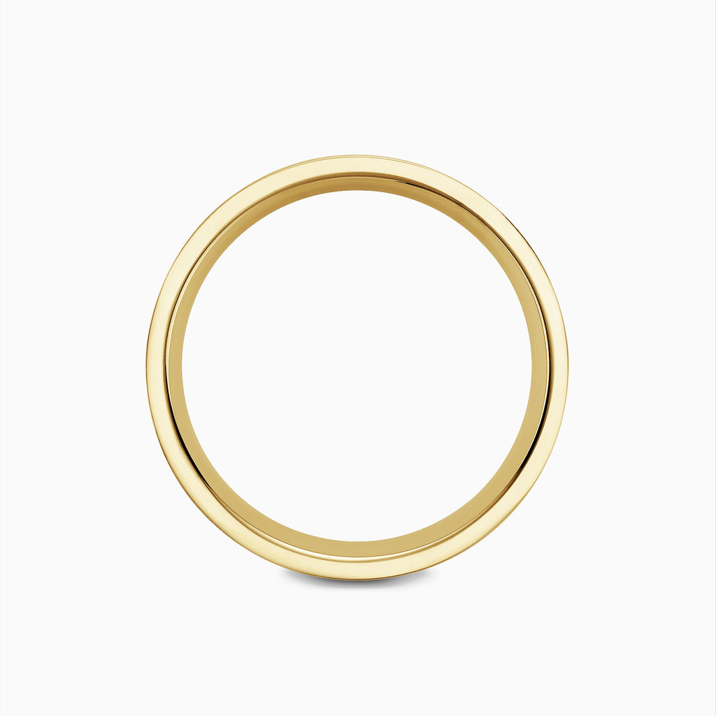 The Ecksand Three Line Brushed Wedding Band shown with  in 