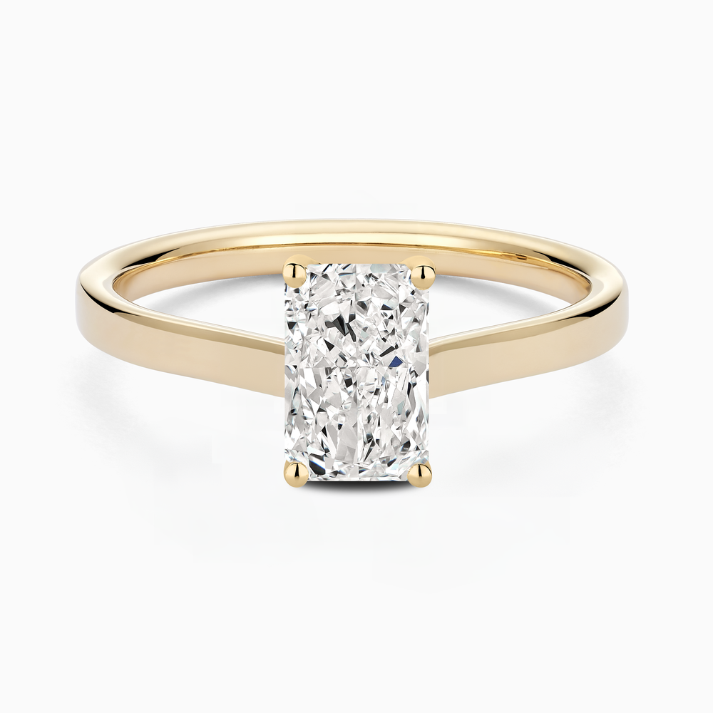 Hidden Diamond Halo Engagement Ring | Ecksand