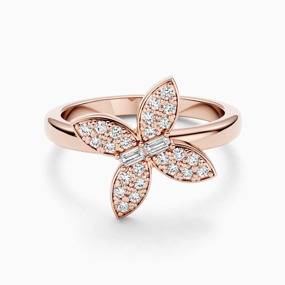 Butterfly Ring with Diamond Pavé Ecksand