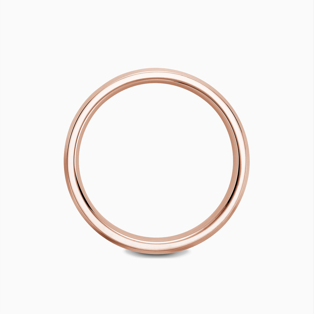 The Ecksand Brushed Beveled Wedding Ring shown with  in 