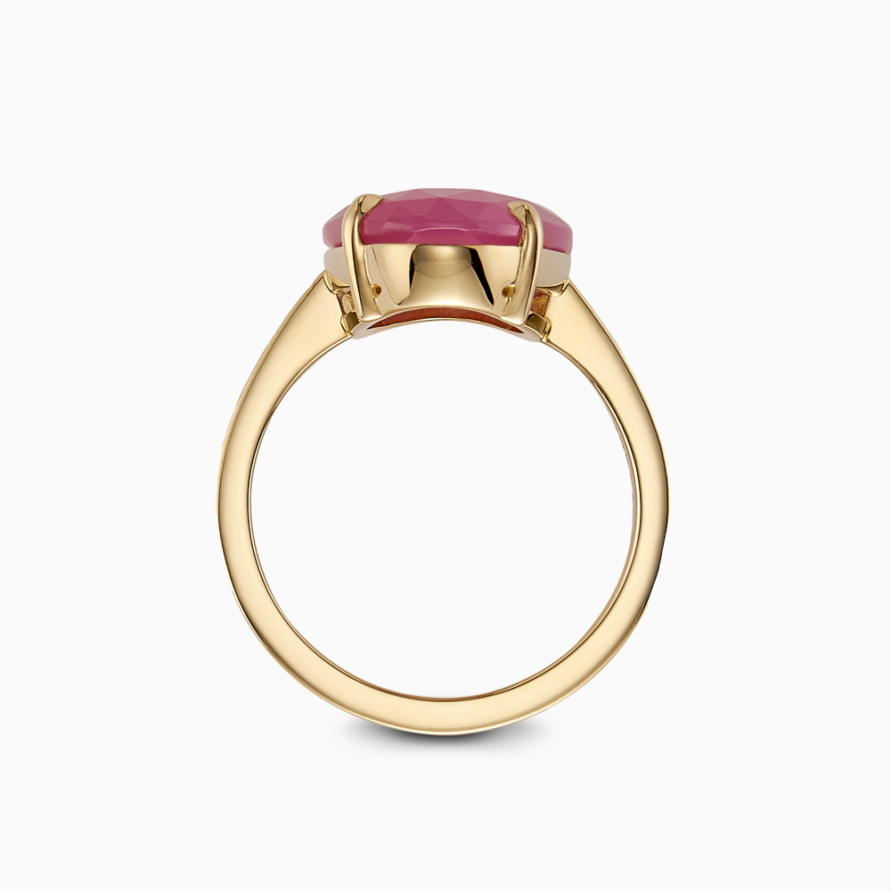 The Ecksand Rose-Cut Pink Sapphire Cocktail Ring shown with  in 