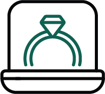 A graphic of ecksand green packaging made from recycled materials