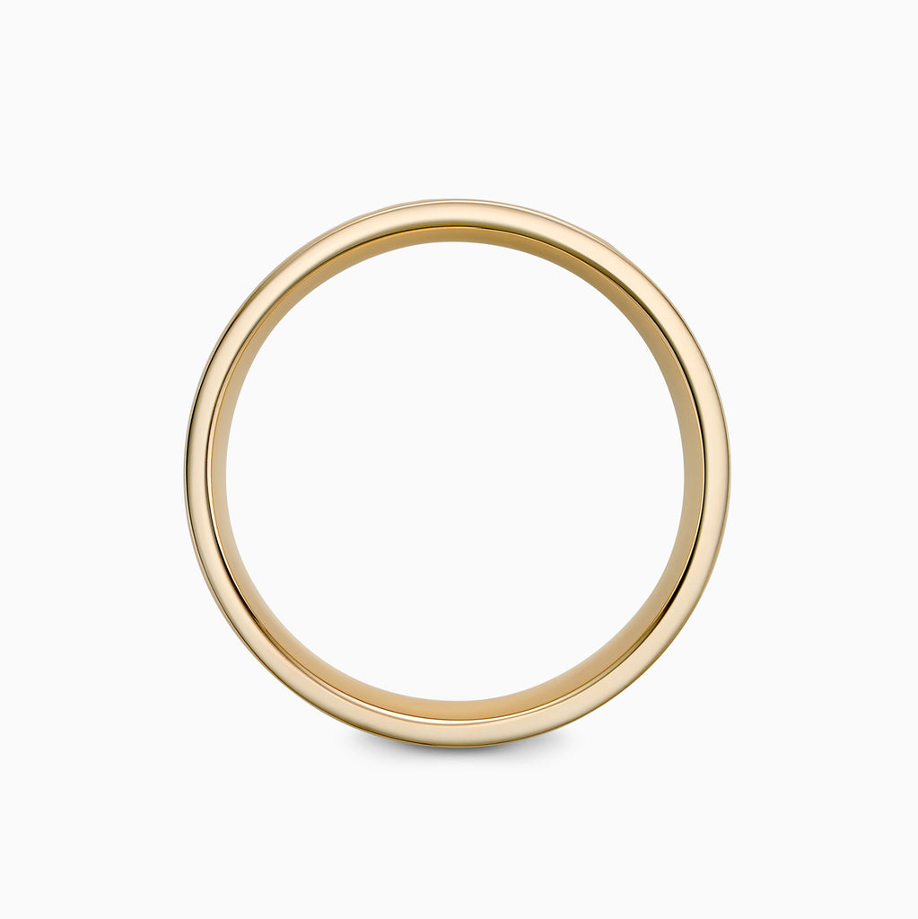 The Ecksand Hammered Wedding Ring shown with  in 