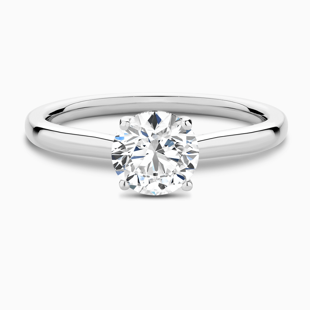 The Ecksand Kaila's Solitaire Diamond Engagement Ring with Secret Heart shown with  in 