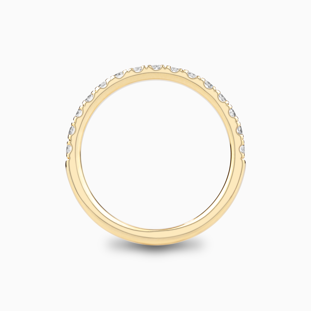 The Ecksand Thick Timeless Diamond Pavé Wedding Ring shown with  in 