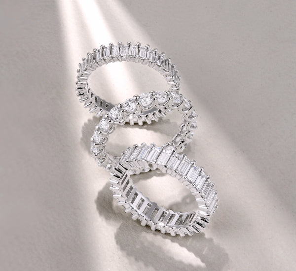 ecksand diamond eternity rings