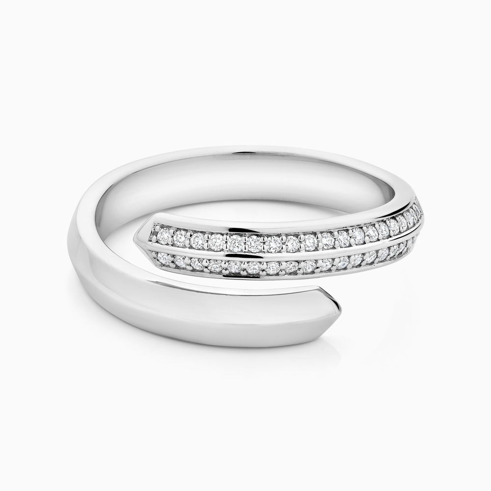 Diamond Pav Wrap Ring Ecksand