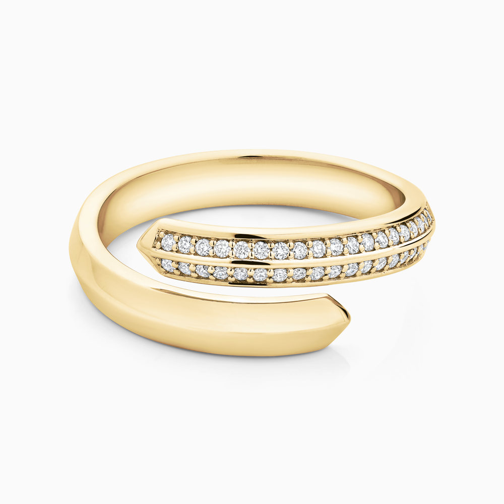 Diamond Pav Wrap Ring Ecksand