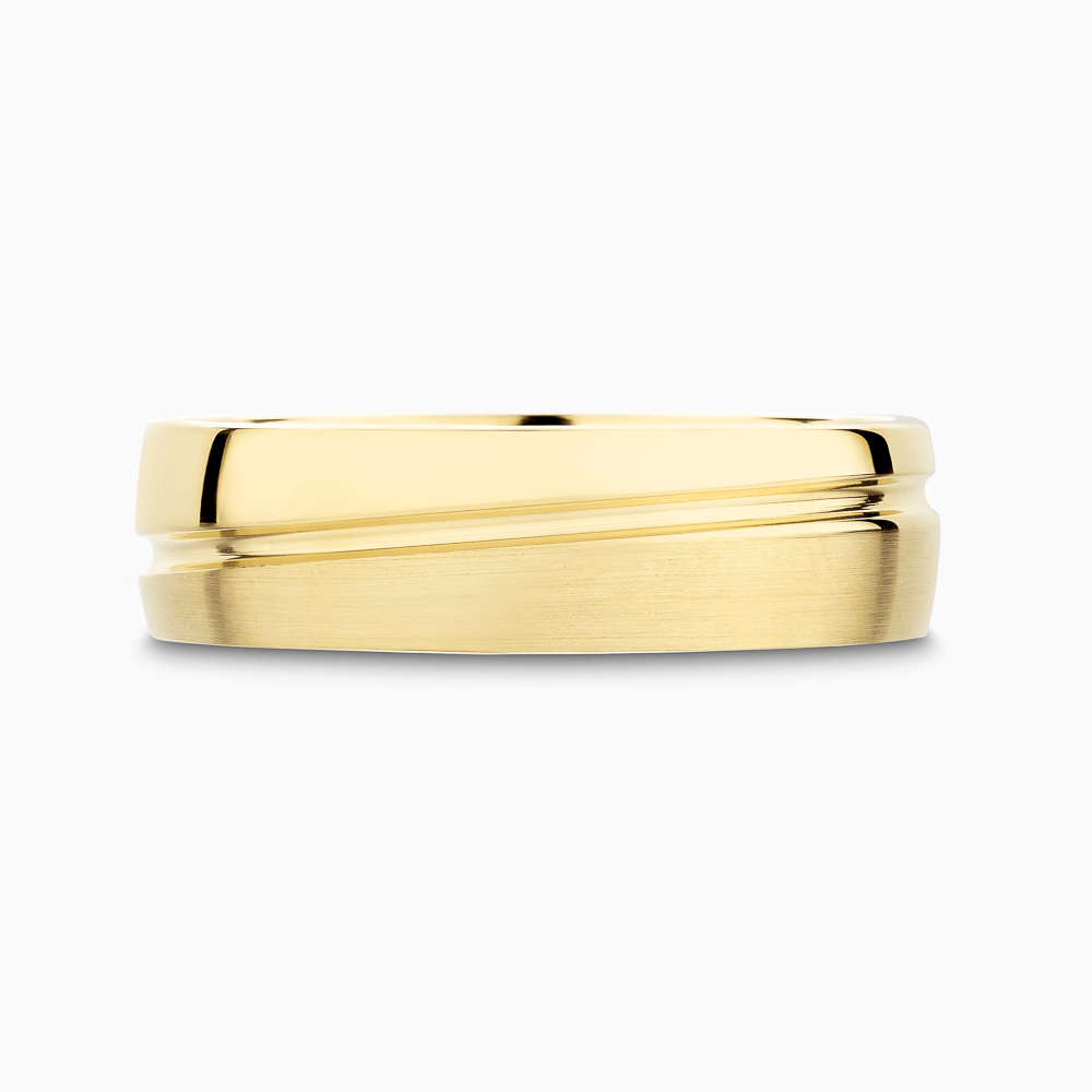 The Ecksand Iconic Wedding Band shown with Band: 6mm in 18k Yellow Gold