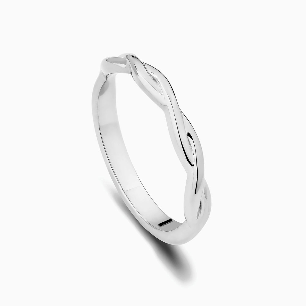 The Ecksand Half Twisted Wedding Ring shown with  in 
