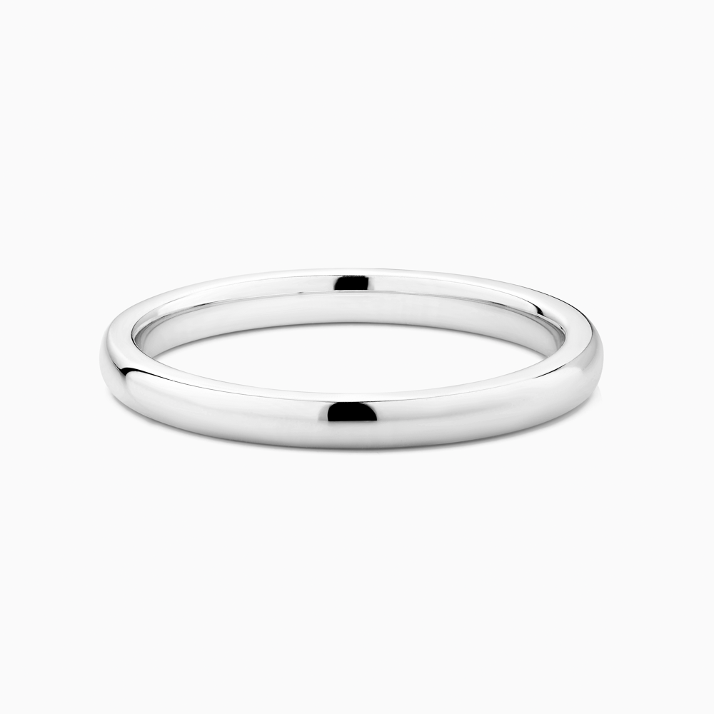 The Ecksand Simple Wedding Ring shown with  in Platinum