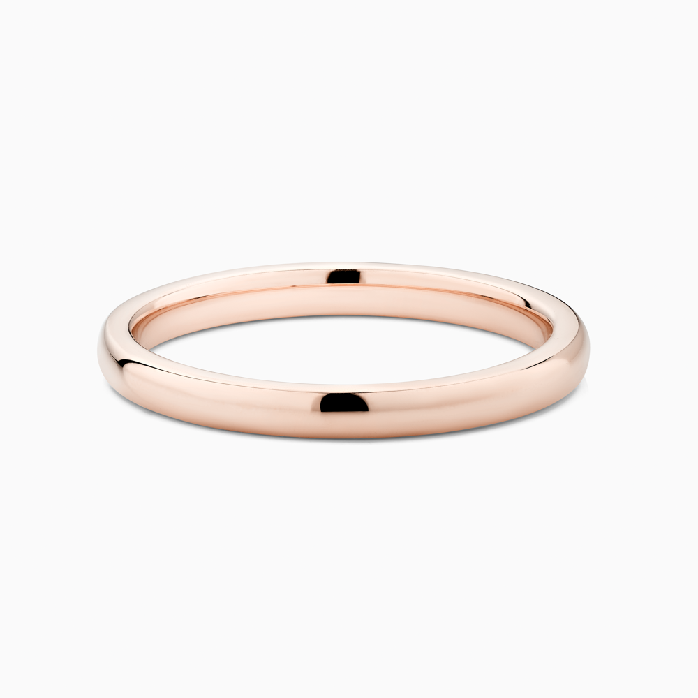 Plain womens 2025 wedding band