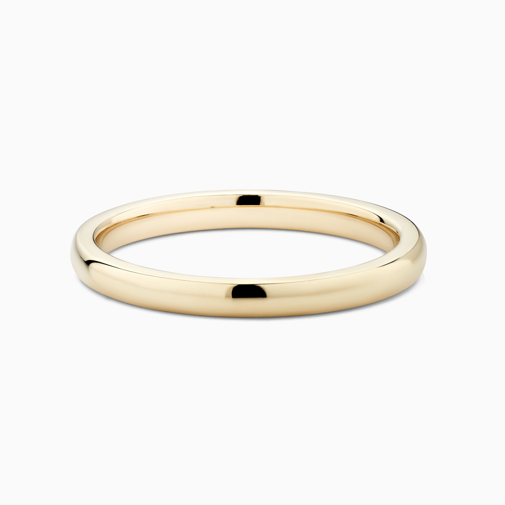 The Ecksand Simple Wedding Ring shown with  in 18k Yellow Gold