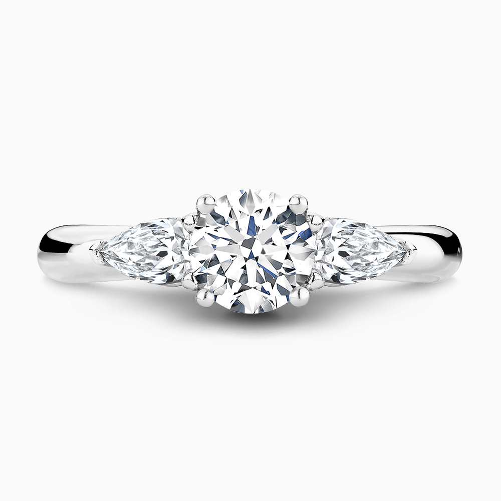 Round 3 best sale stone diamond ring