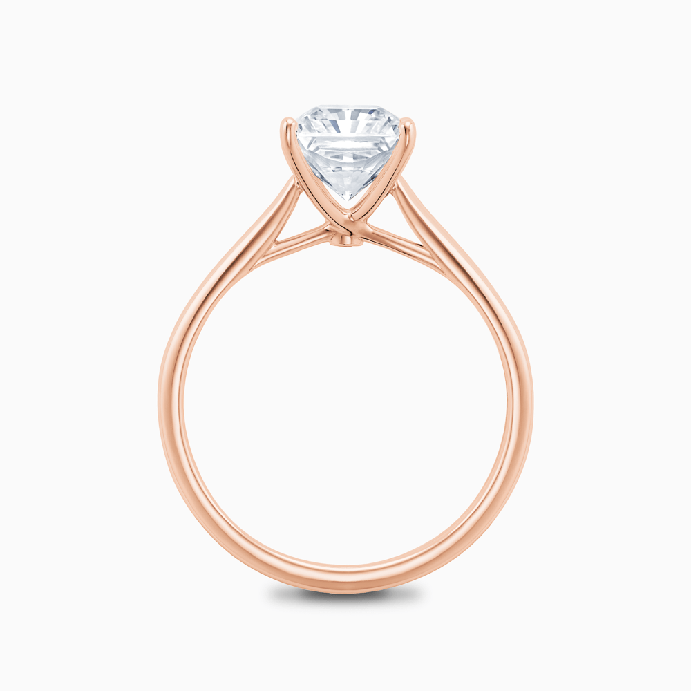 The Ecksand Solitaire Diamond Engagement Ring with Hidden Diamond shown with  in 