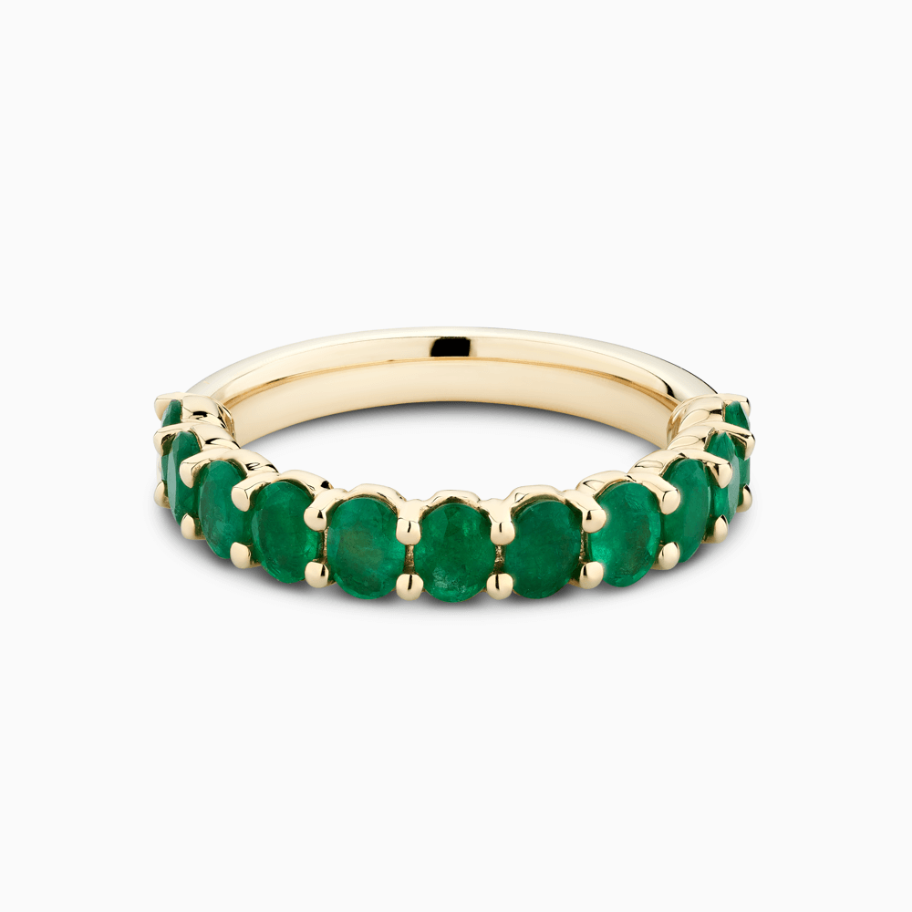 Gold emerald eternity online band
