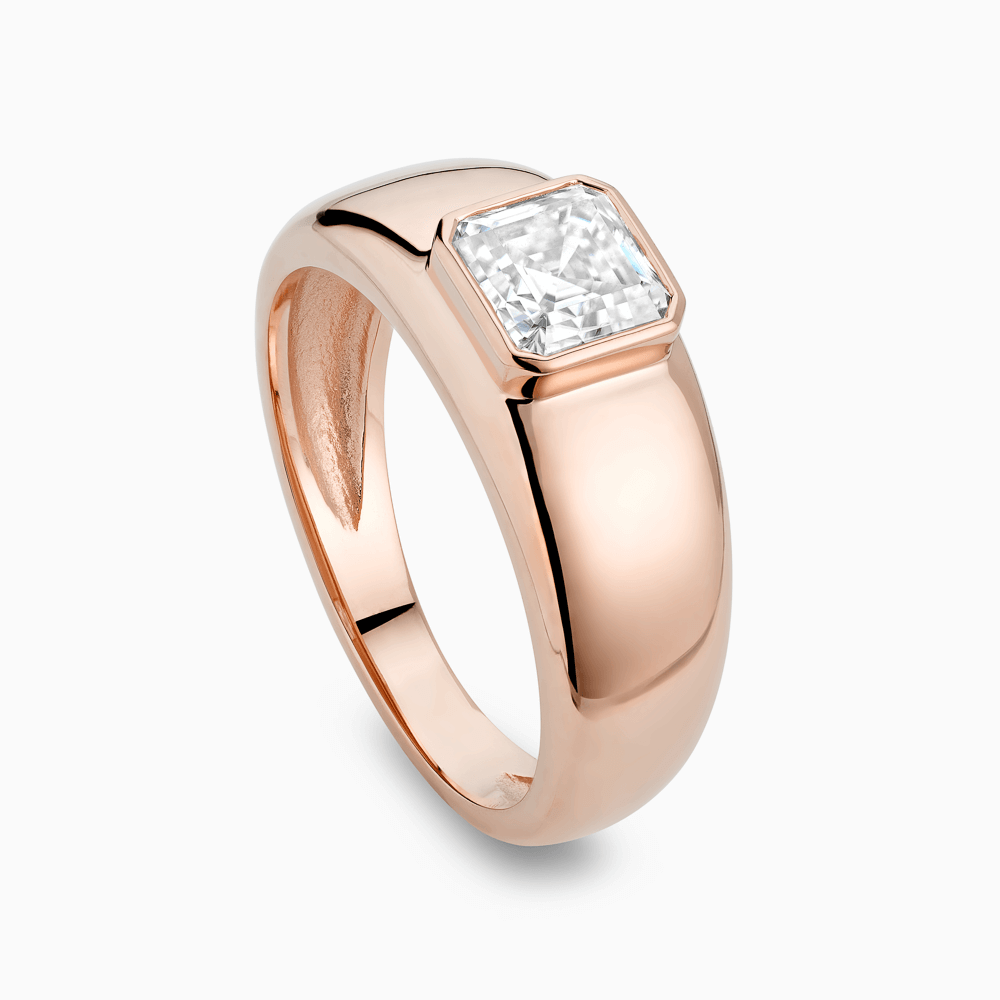 5.5 Ctw Solitaire Radiant-Cut Engagement Ring in 18K Gold – Luxe
