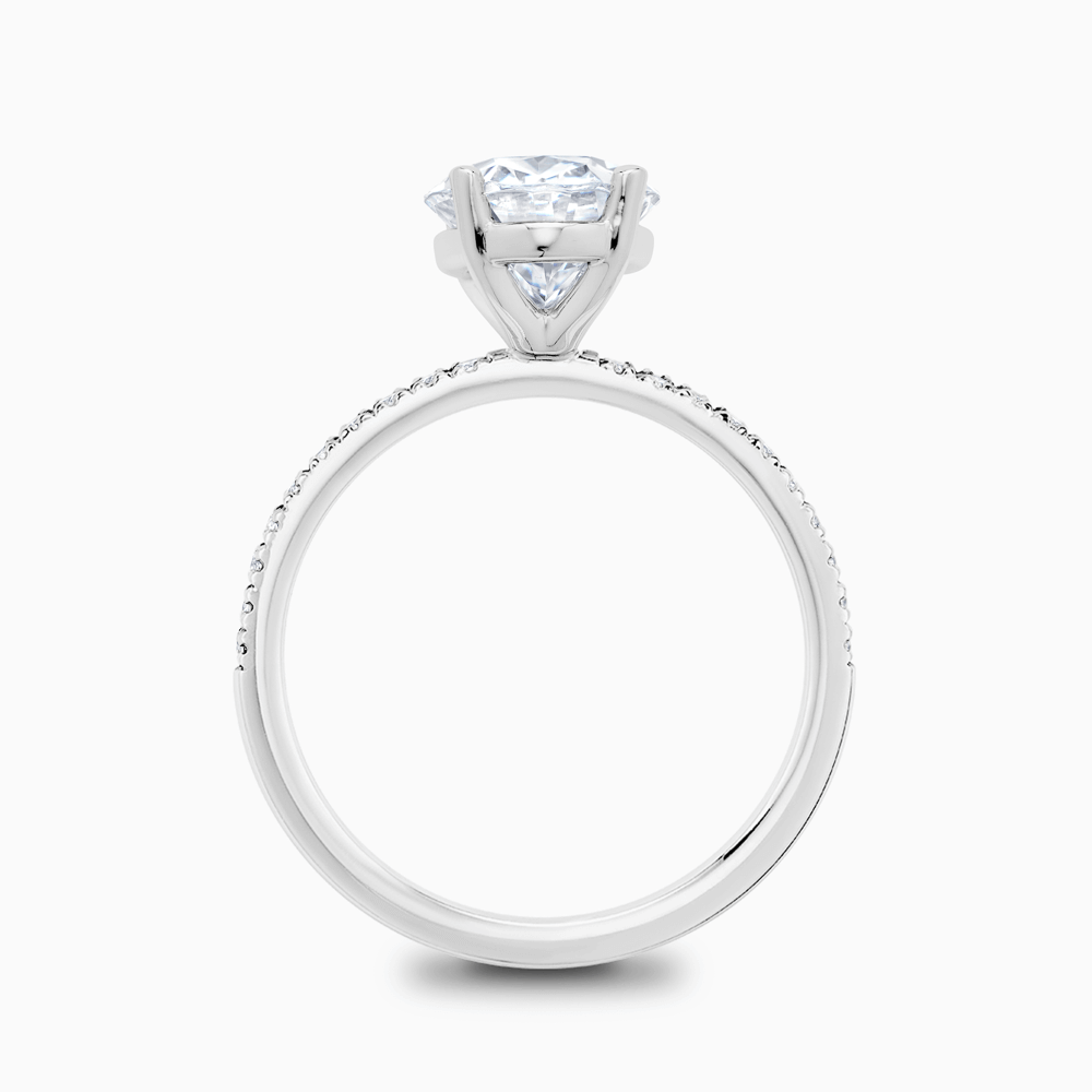 The Ecksand Diamond Semi-Eternity Engagement Ring shown with  in 