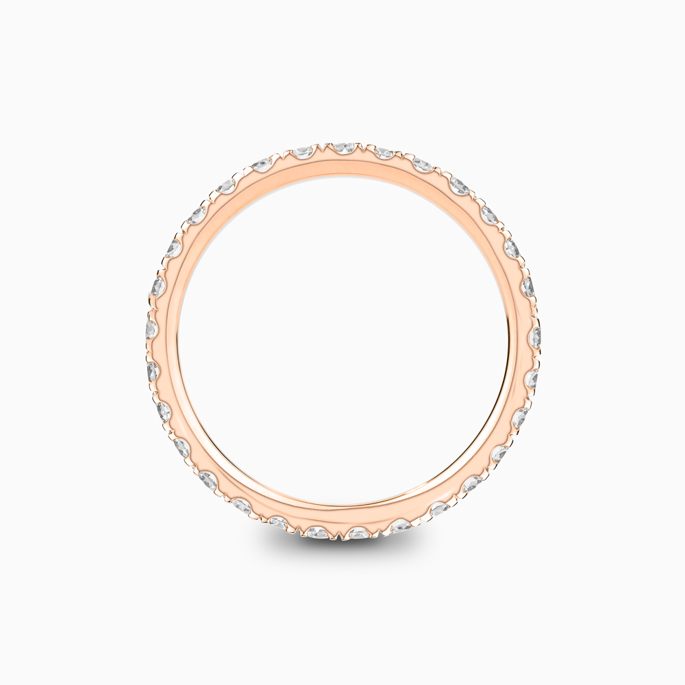 The Ecksand Thick Timeless Diamond Pavé Eternity Ring shown with  in 
