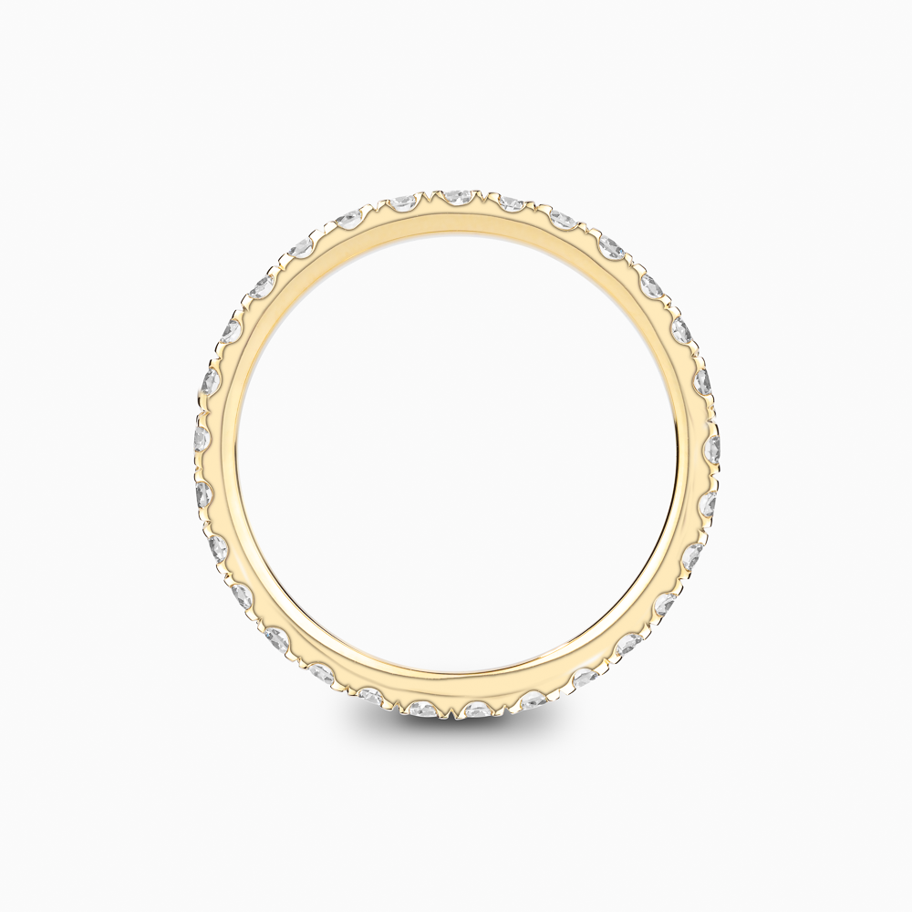 The Ecksand Thick Timeless Diamond Pavé Eternity Ring shown with  in 