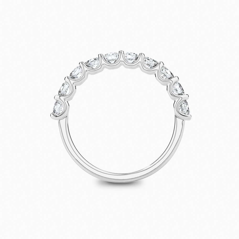 The Ecksand Thick Iconic Diamond Semi-Eternity Ring shown with  in 