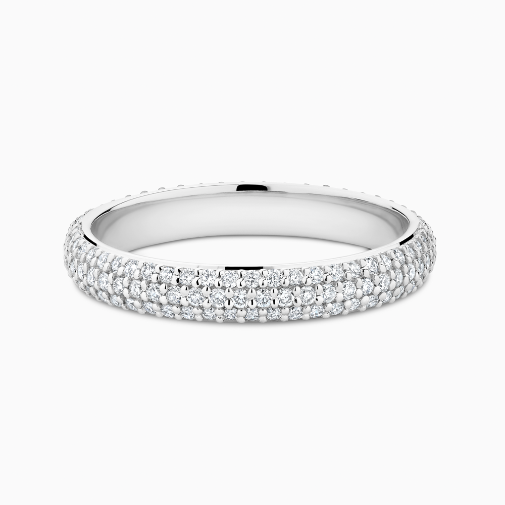 Eternity top pave ring