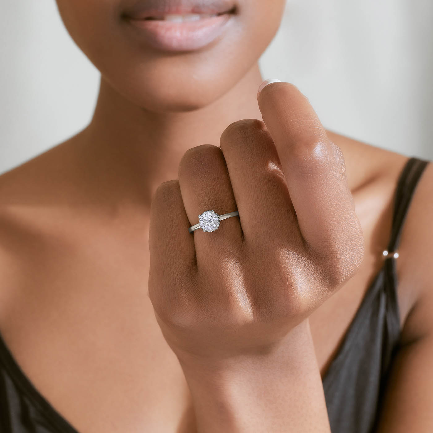 Hidden stone engagement ring online