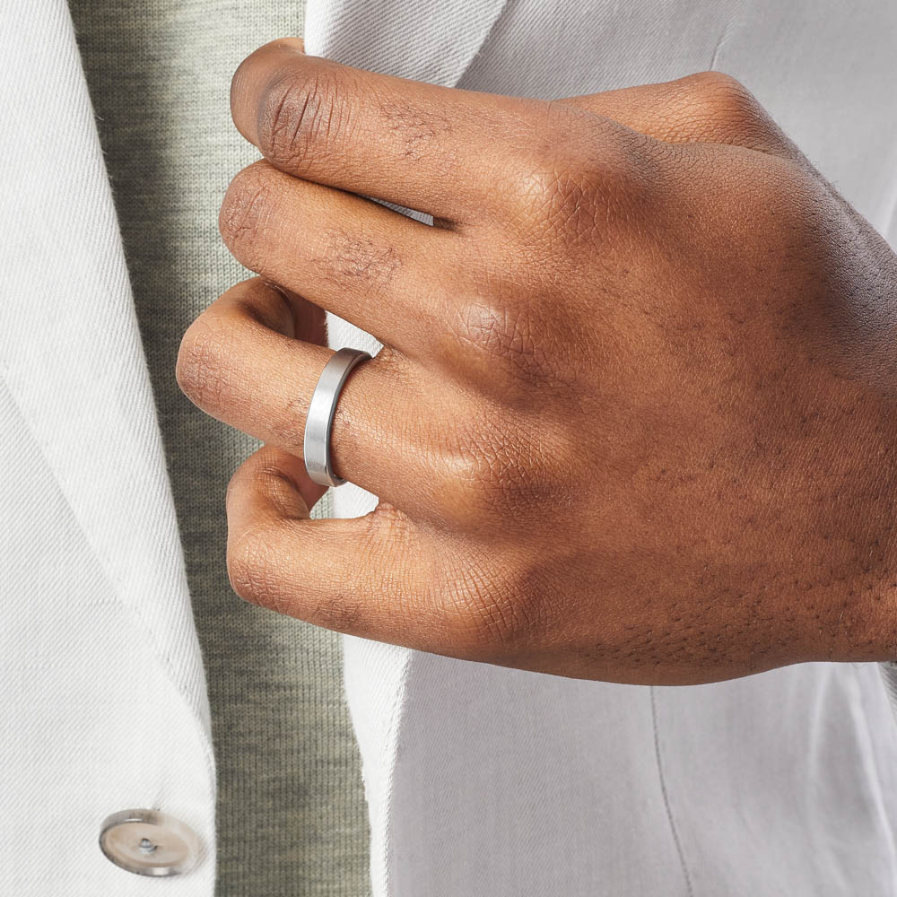 Bevelled wedding rings online