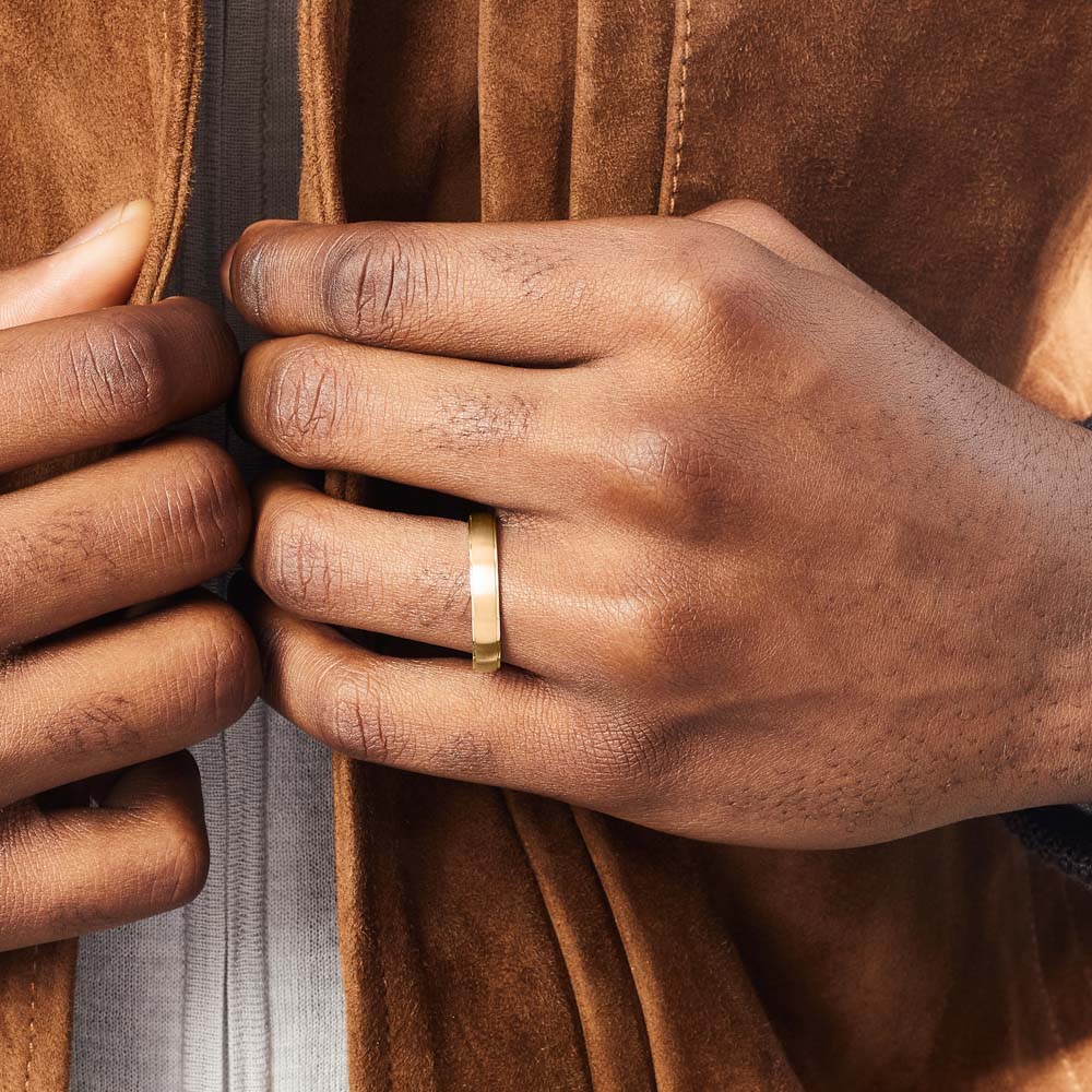 Round-Edged Wedding Ring Ecksand