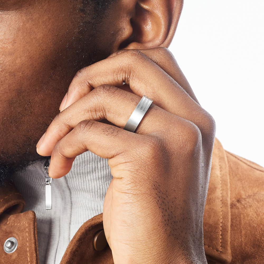 Past Present Future Wedding Ring | Shop Men's Wedding Bands | Ecksand